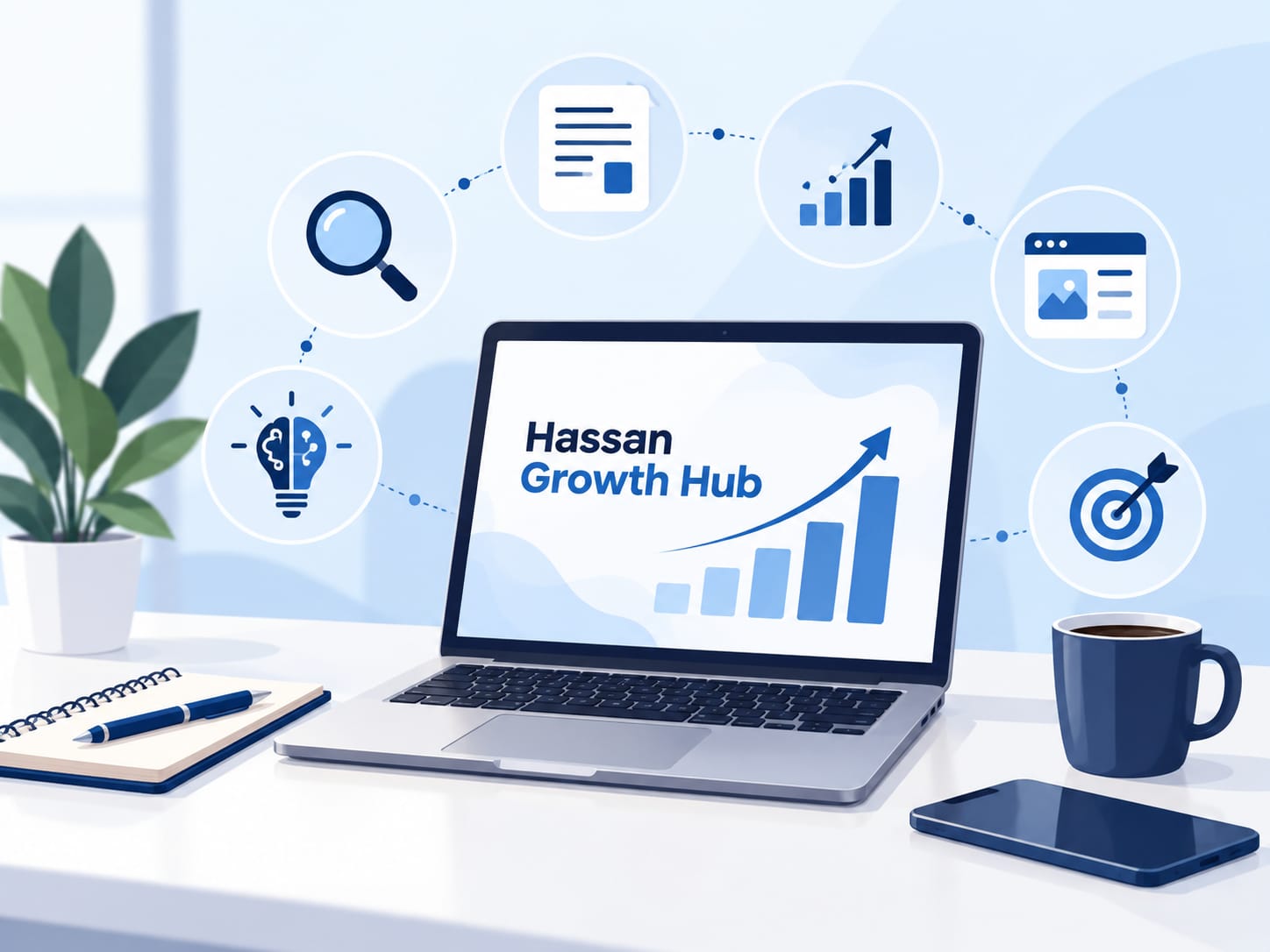 Hassan Growth Hub digital marketing learning and research platform